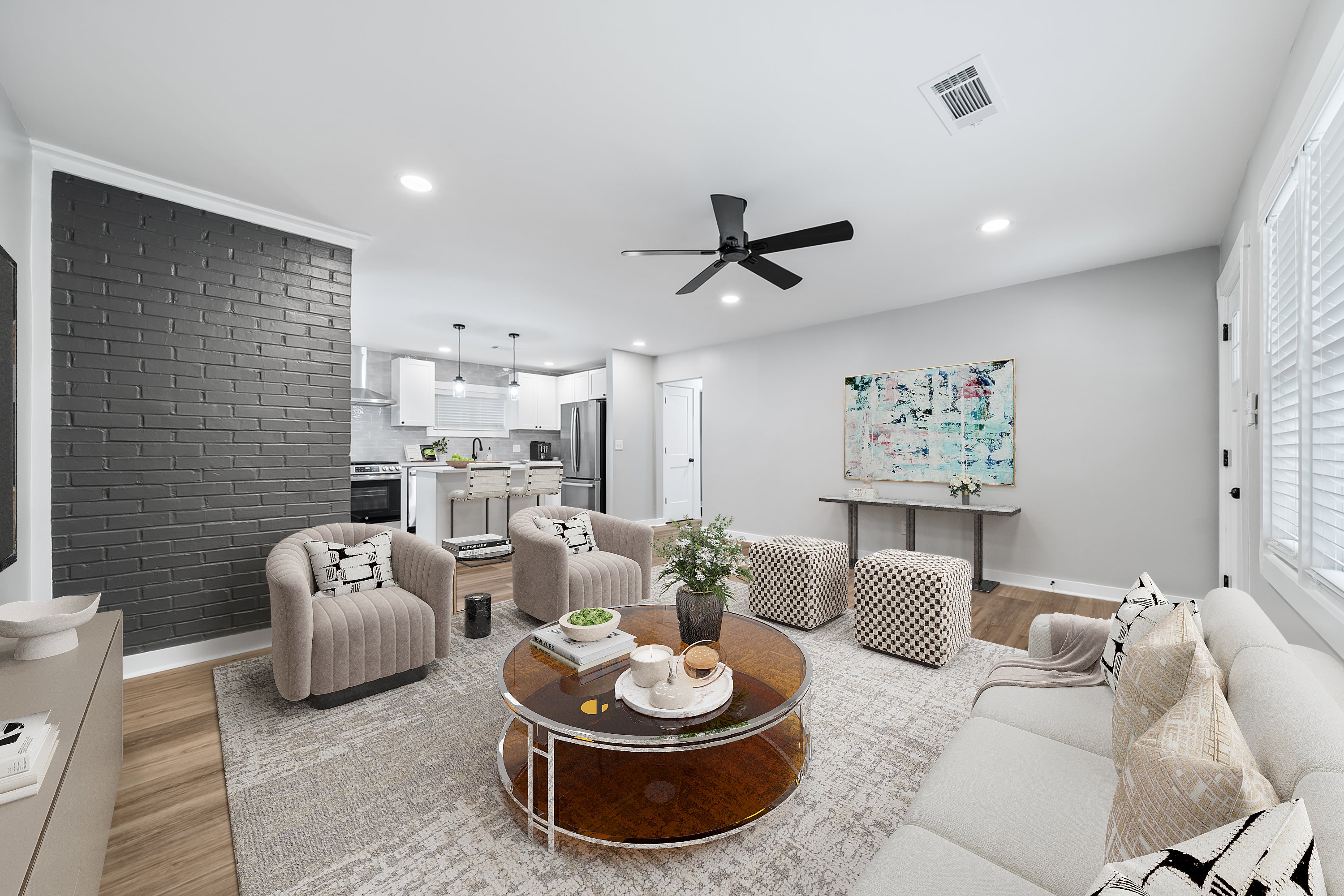 Virtual Staging (No Item Removal/Empty Room)